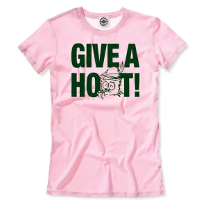 Woodsy Owl "Give A Hoot" Women's Tee