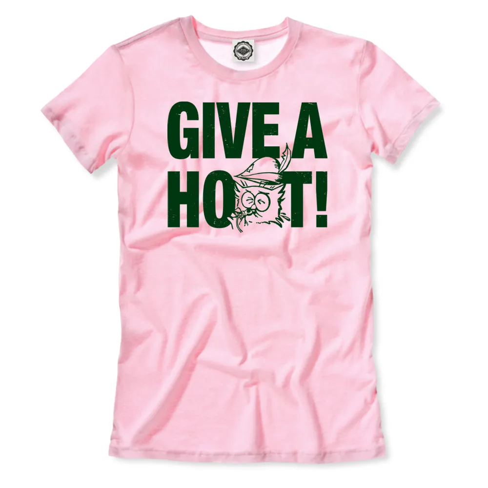 Woodsy Owl "Give A Hoot" Women's Tee