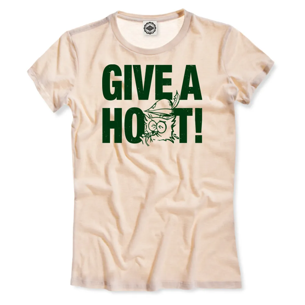 Woodsy Owl "Give A Hoot" Women's Tee