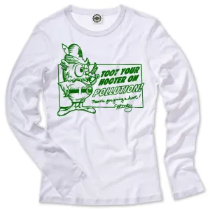 Woodsy Owl "Toot Your Hooter" Kid's Long Sleeve Tee
