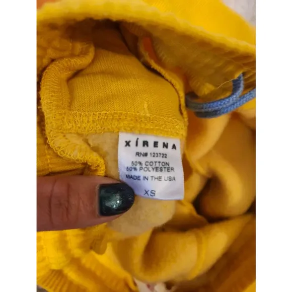 Xirena Shayne Shorts Yellow Sweat Shorts - Size XS